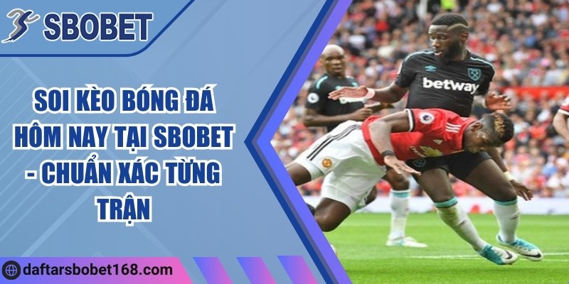 Soi kèo bóng đá hôm nay tại Sbobet - Chuẩn xác từng trận
